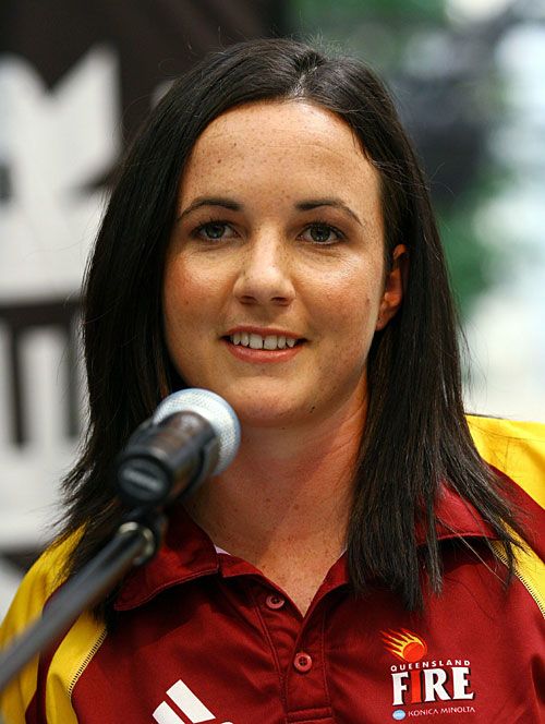 Kirsten Pike of Queensland at the 2007-08 interstate cricket launch