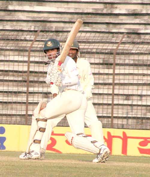 Talha Jubair hit 45 for Dhaka