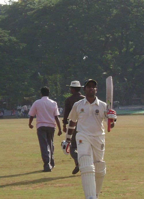Sreekumar Nair became the first Kerala player to score a triple-century
