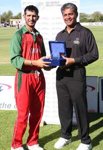 Man of the Match Tariq Hussein