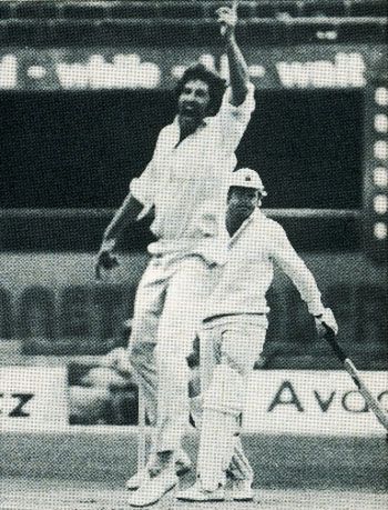 Max Walker has Mike Procter caught behind