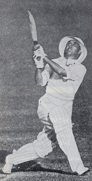 Eddie Paynter on his way to 83 at Brisbane