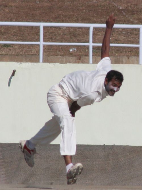 Sumit Mathur claimed career-best figures of 7 for 49 to bowl out Himachal Pradesh for 122