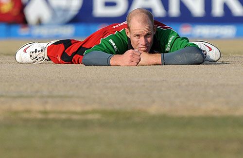 Gary Brent contemplates what could have been after a dropped catch
