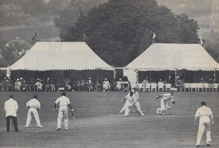 Sussex on the way to victory over Kent in 1932