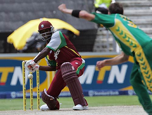 Patrick Browne propped West Indies with an unbeaten 49