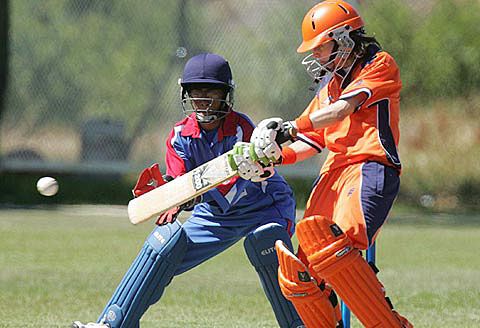 Helmien Rambaldo top scored for Netherlands with 59
