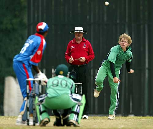 Ben Ackland produced a tight spell with his offspin