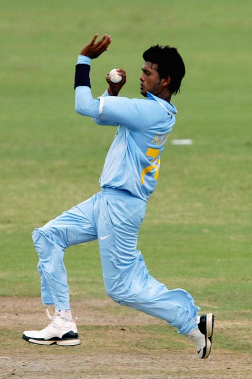 India U-19 opening bowler Ajitesh Argal charges in