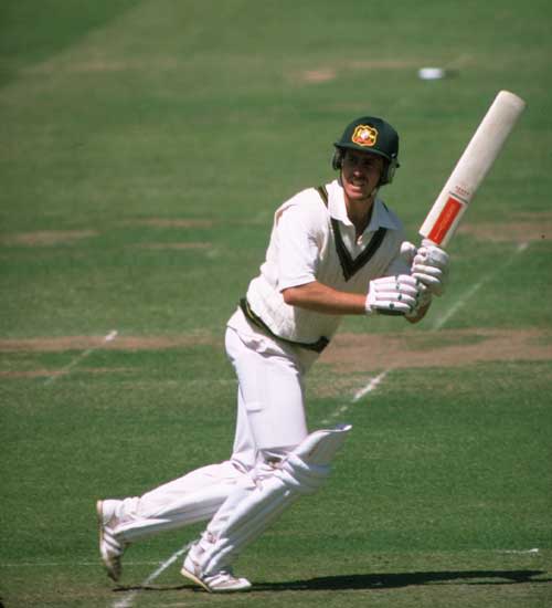 Graeme Wood bats