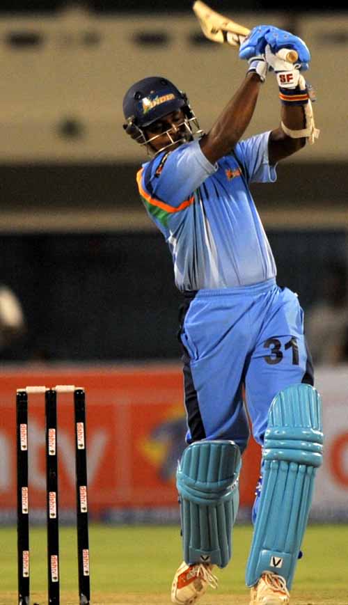 G Vignesh hits out during his 57