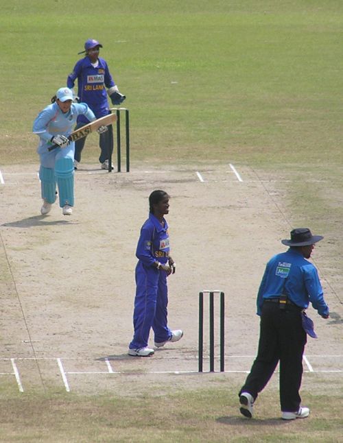 Asha Rawat picks up a quick single on her way to 97