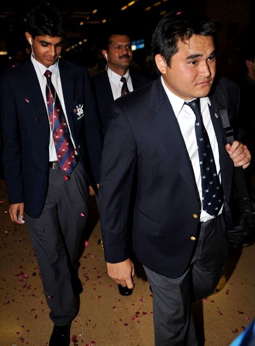 Hong Kong's players arrive in Karachi for the Asia Cup