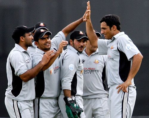 Zahid Shah finished with three wickets in the innings