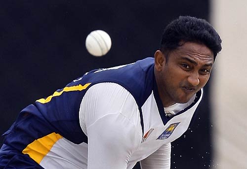 Kaushalya Weeraratne fires one in at the nets