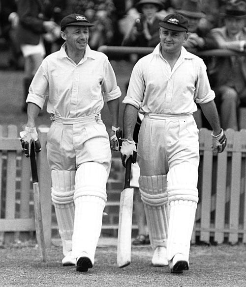 Don Bradman and Stan McCabe