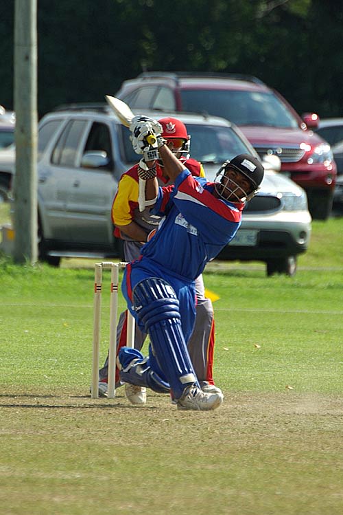 Chris Douglas top scored for Bermuda with 69