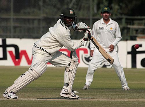 Bornaparte Mujuru fell a few runs short of his half-century