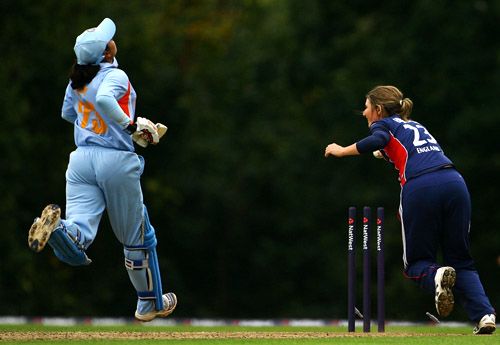 Priyanka Roy is run out