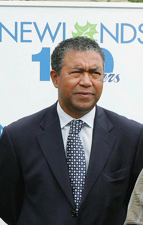 Former Cricket South Africa president Norman Arendse during happier times
