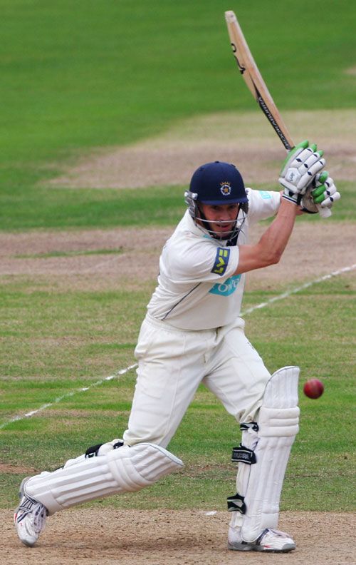 Michael Brown drives through the covers