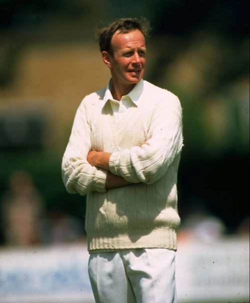 Derek Underwood of Kent stands with his arms crossed during a match