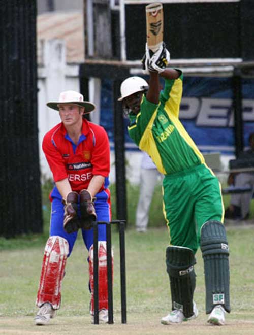 Hamisi Abdallah during his 31 against Jersey