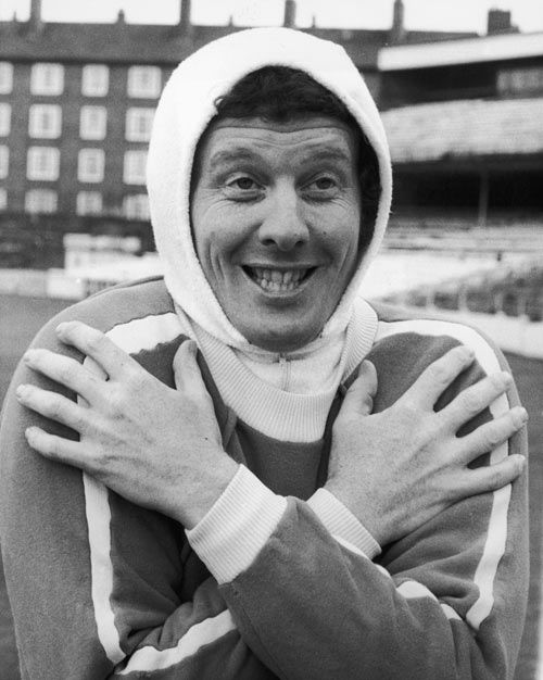 Graham Roope braves the cold