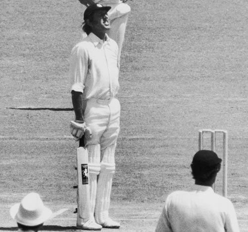 Brian Luckhurst grimaces after being injured