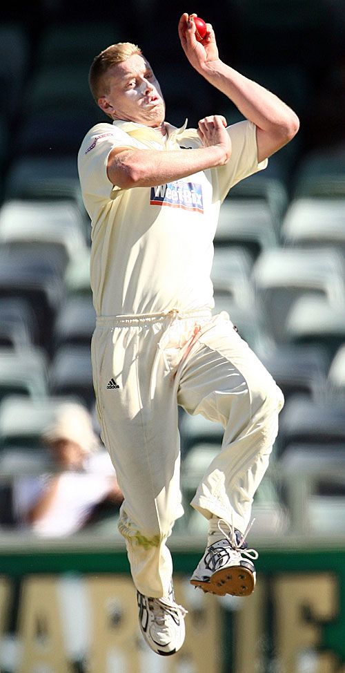 Arron Crawford steams in on debut