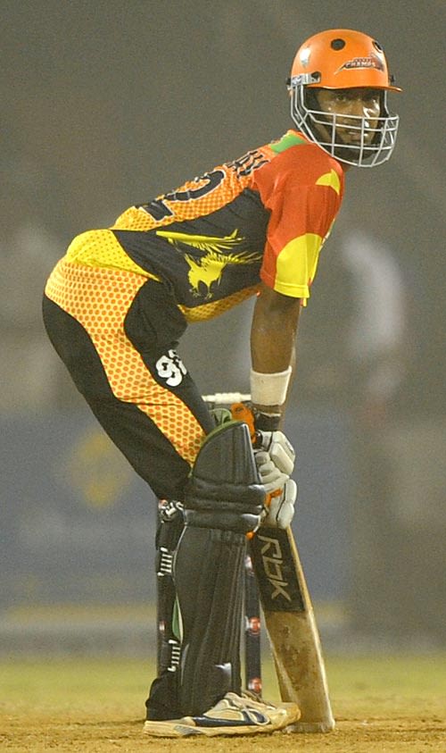 Dheeraj Jadhav takes guard
