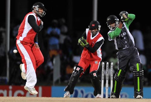 Sylvester Joseph gives the close-in fielder a sore arm