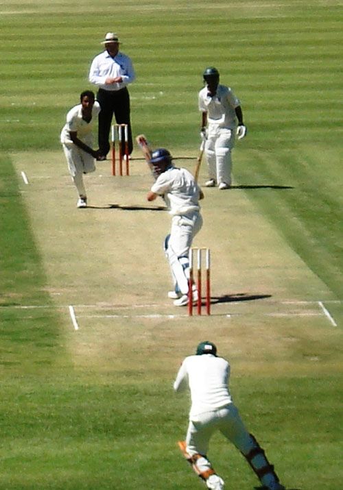 Divan van Wyk edges Shahadat Hossain to the keeper