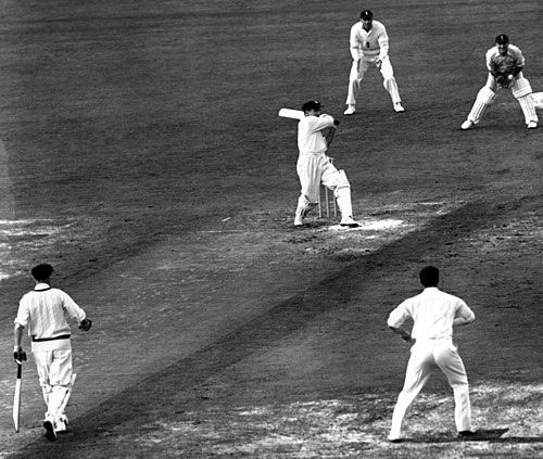 Sid Barnes pulls on his way to 61