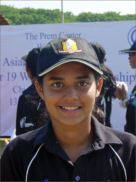 UAE captain Natasha Cherriath after the first win of the tournament