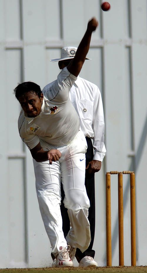 Left-armer Rahil Shaikh took 4 for 50
