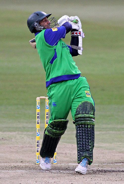 Ahmed Amla on the attack on his way to 52*