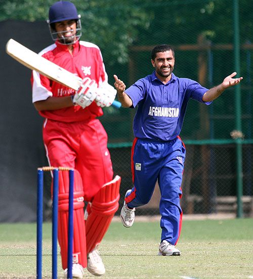 Hasti Gul claims one of his two wickets