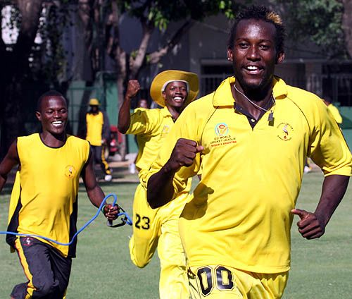 Kenneth Kamyuka leads Uganda's celebrations