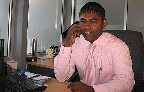 Romesh Kaluwitharana in his role as an executive for Sri Lanka tourism