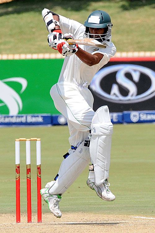 Imraan Khan plays a stylish shot through the leg side