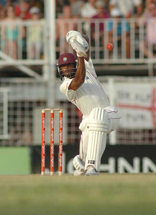 Daren Powell was the unlikely hero with the bat for the West Indies