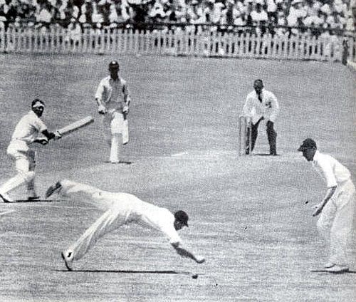 Paul Gibb edges through the slips