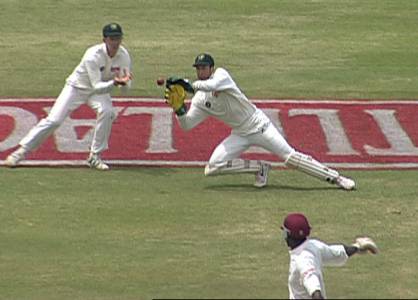 Nic Pothas takes a catch