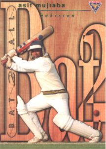 Asif: Trade card bat 2 ball