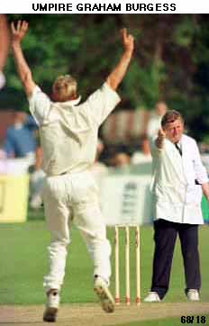Umpire Graham Burgess
