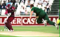 Pollock bowls to Wallace