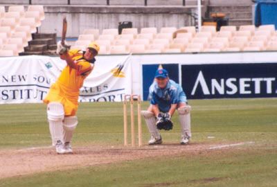Cherie Bambury batting for WA