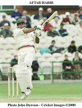 Habib batting v Lancs in the Benson and Hedges match