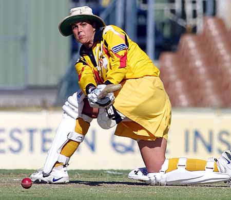 Western Australia captain Zoe Goss batting